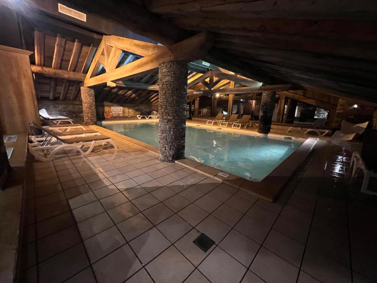Appartement ski aux pieds dans résidence premium piscine, sauna hamam Saint-Martin-de-Belleville Extérieur photo