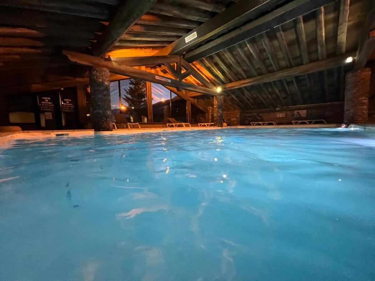 Appartement ski aux pieds dans résidence premium piscine, sauna hamam Saint-Martin-de-Belleville Extérieur photo