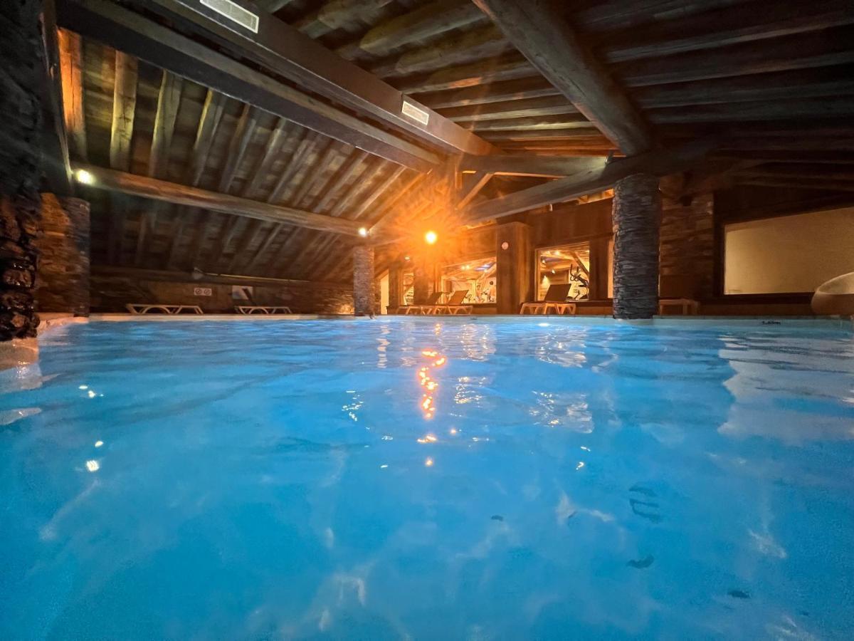Appartement ski aux pieds dans résidence premium piscine, sauna hamam Saint-Martin-de-Belleville Extérieur photo
